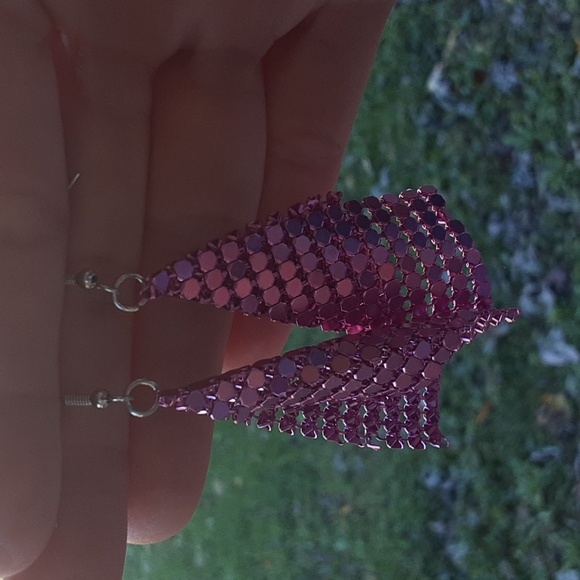 Pink Earrings - Picture 2 of 2